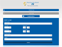 Tablet Screenshot of mauritius-car-rental.com